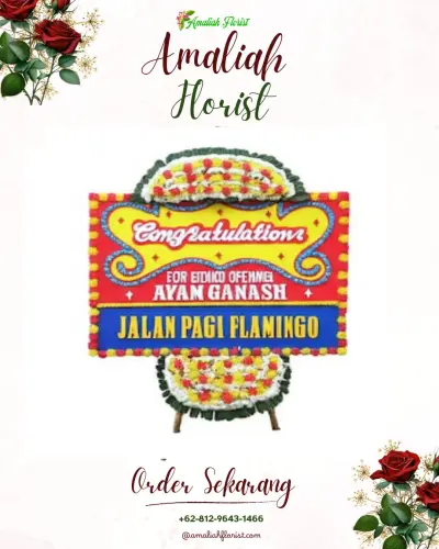 Bunga Papan Congratulation di Tomalou